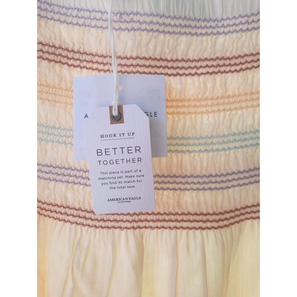 New American Eagle Long  Midi Skirt Size Large Cottagecore Summer Fairy - Picture 5 of 10